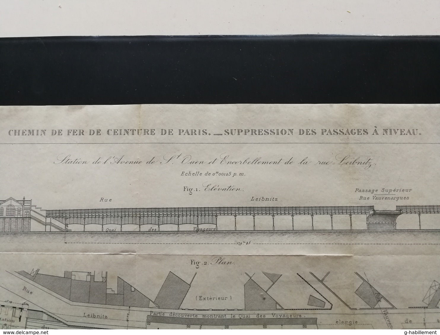 ANNALES DES PONTS Et CHAUSSEES (Dep 75) -  Plan De Chemin De Fer De Ceinture De Paris - Graveur Macquet 1892 (CLE55) - Machines