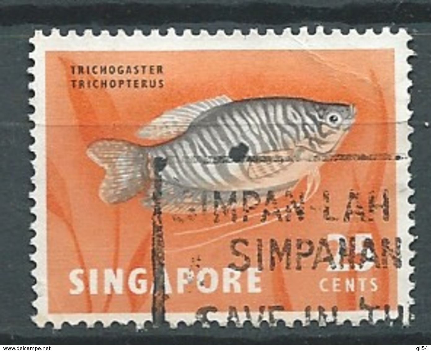 Singapour - Yvert N° 59 Oblitéré   -  Bce 17416 - Singapour (...-1959)