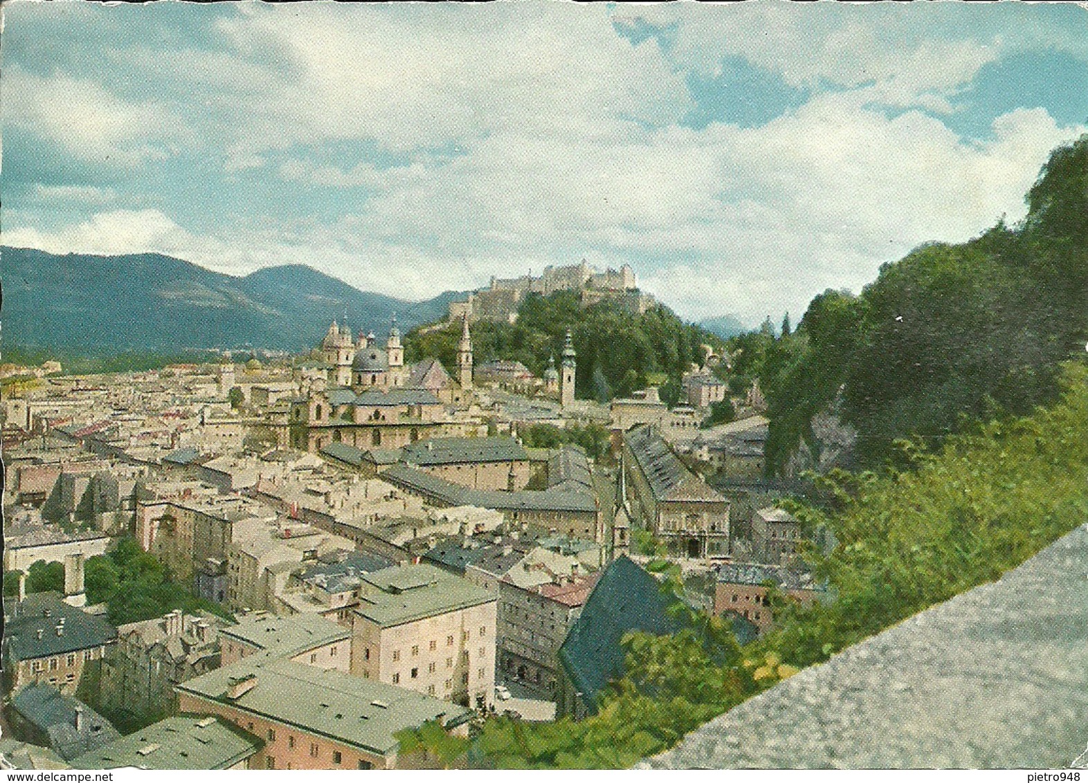 Salzburg (Salzbourg, Austria) Die Festspielstadt Salzburg, Blick Vom Grand Cafè Winkler - Salzburg Stadt