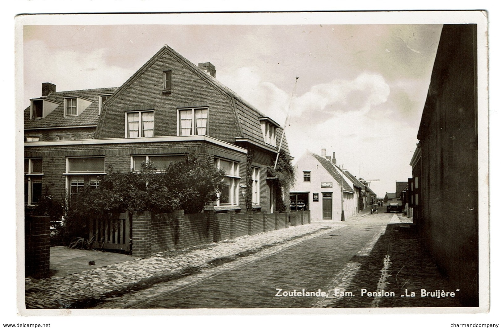 Zoutelande - Fam. Pension La Bruijère - 1951 - Uitg. Joh. Kruit - 2 Scans - Zoutelande