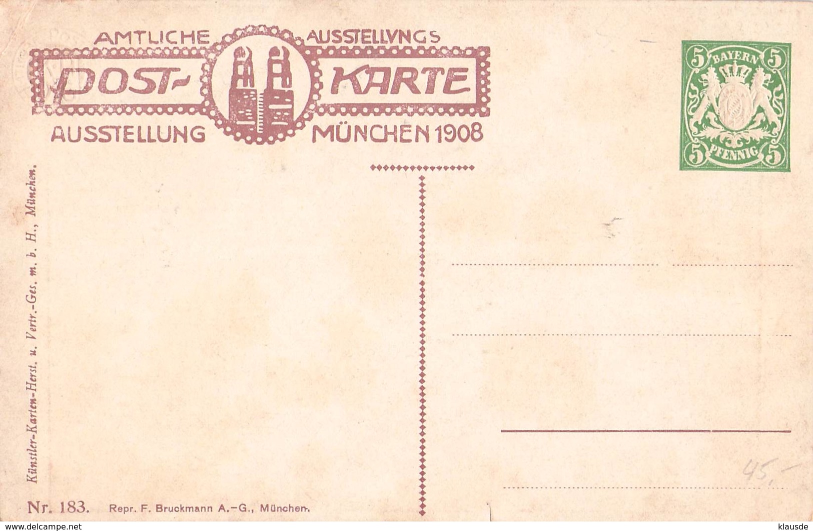 PP15 C/0183 Ausstellung München 1908 - Sonstige & Ohne Zuordnung