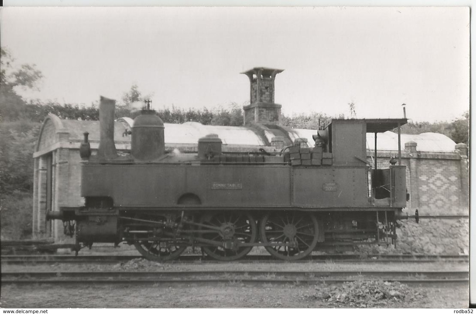 Photo - Locomotive à  Vapeur  Bonnétable - Ligne Mamers Saint Calais - - Lieux