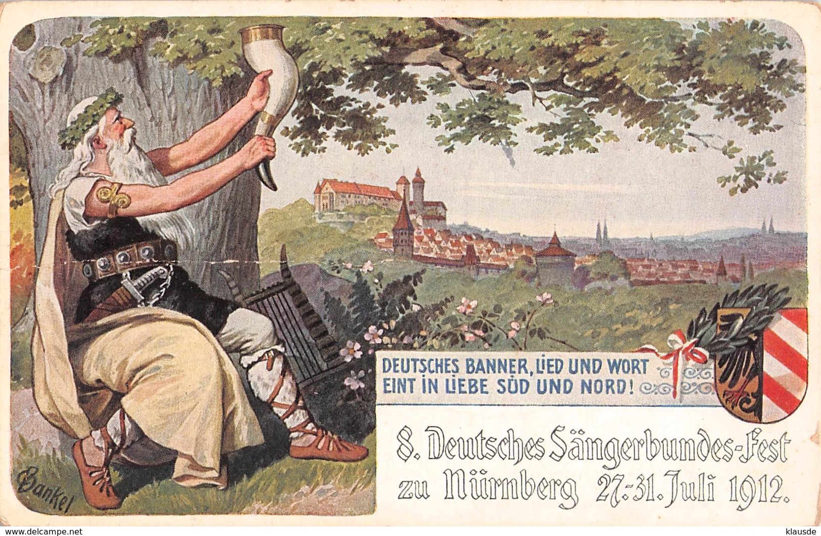 PP27 C65/06 Deutsches Sängerbund Fest Nürnberg 1912 - Sonstige & Ohne Zuordnung