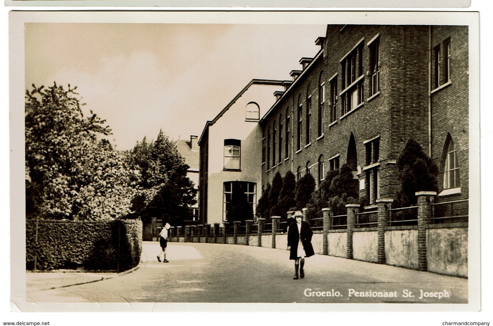 Groenlo - Pensionaat St Joseph - 1957 - Uitg. G.J. Wiegerink - 2 Scans - Groenlo