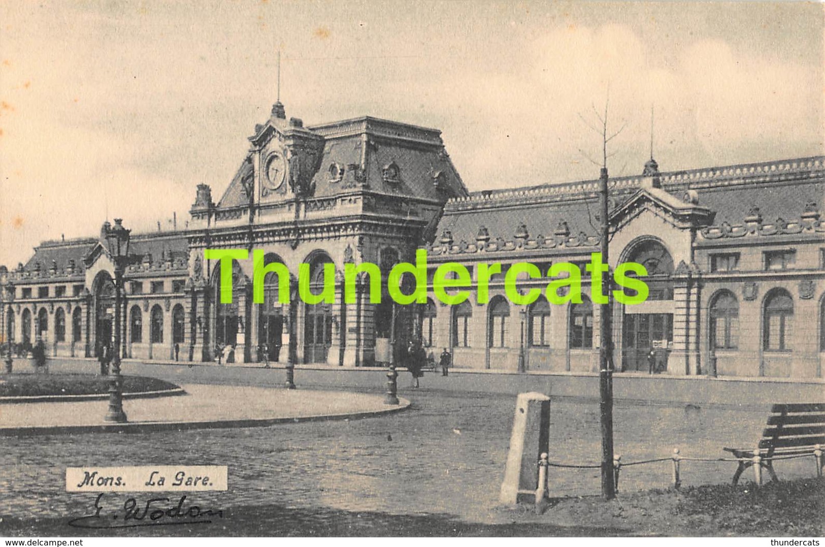 CPA MONS LA GARE - Mons