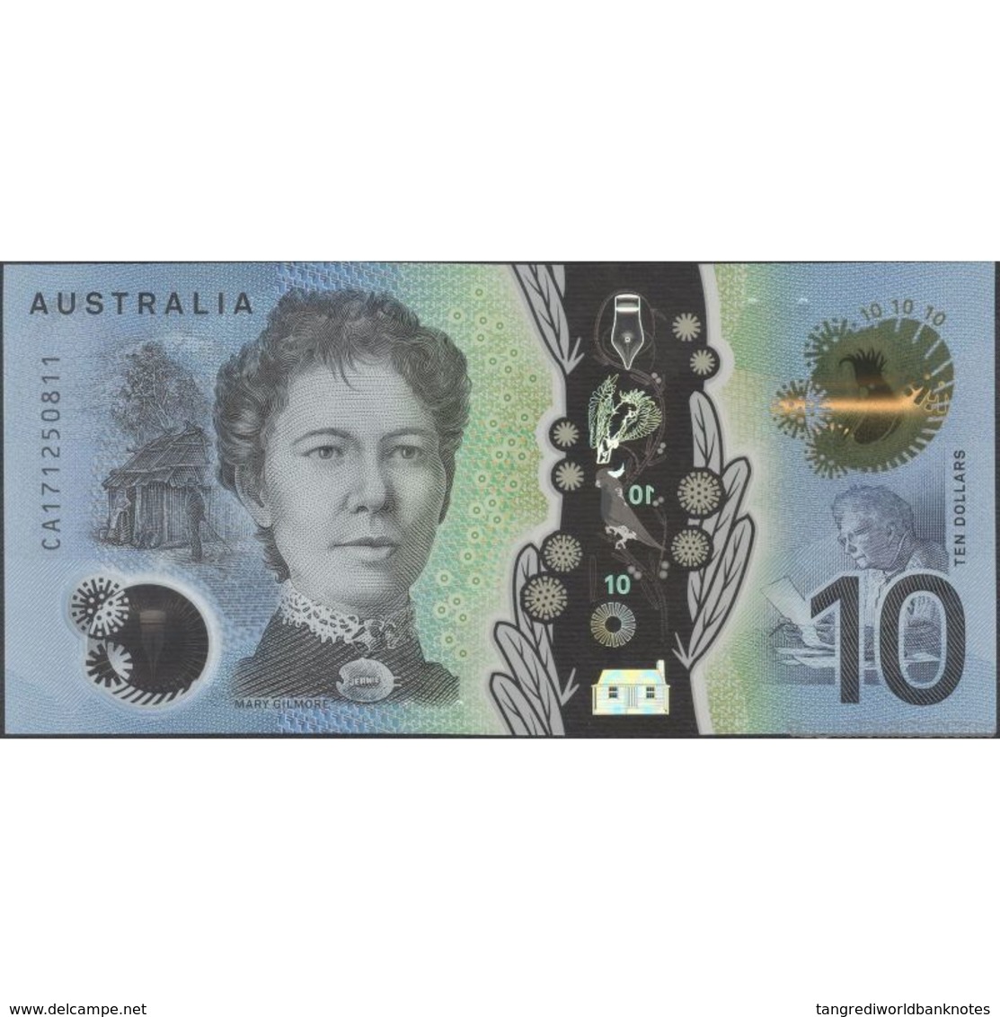 TWN - AUSTRALIA 63 - 10 Dollars 2017 Polymer - Prefix CA - Signatures: Lowe & Fraser UNC - 2005-... (Polymer)