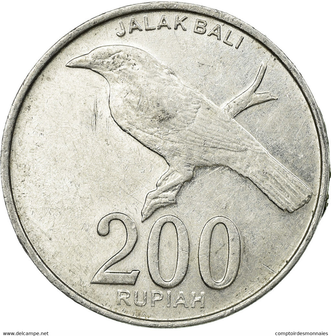 Monnaie, Indonésie, 200 Rupiah, 2003, Perum Peruri, TB+, Aluminium, KM:66 - Indonésie