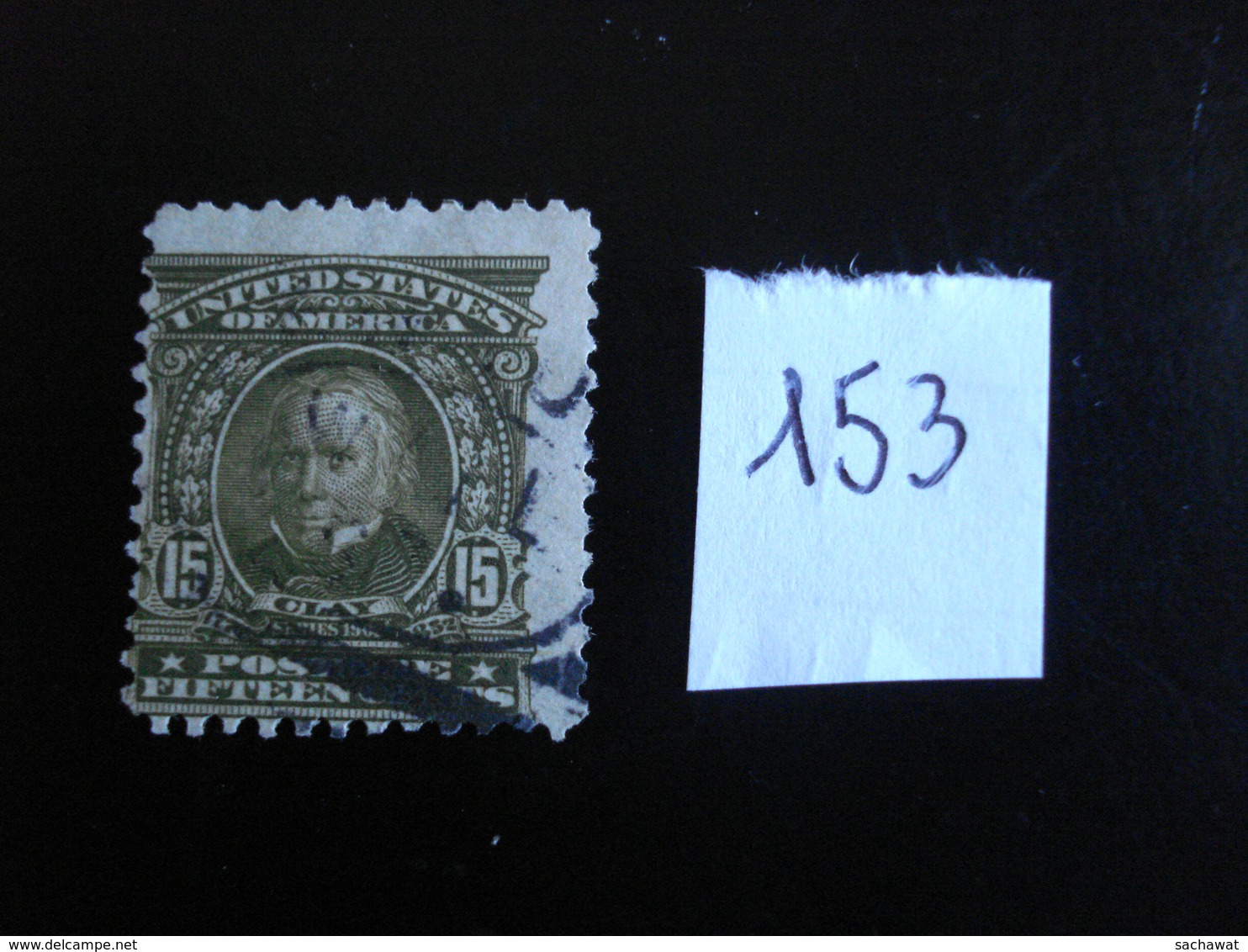 USA - Années 1902-03 - H. Clay 15c Vert Olive - Y.T. 153 - Oblit. - Used - Gestempeld - Oblitérés