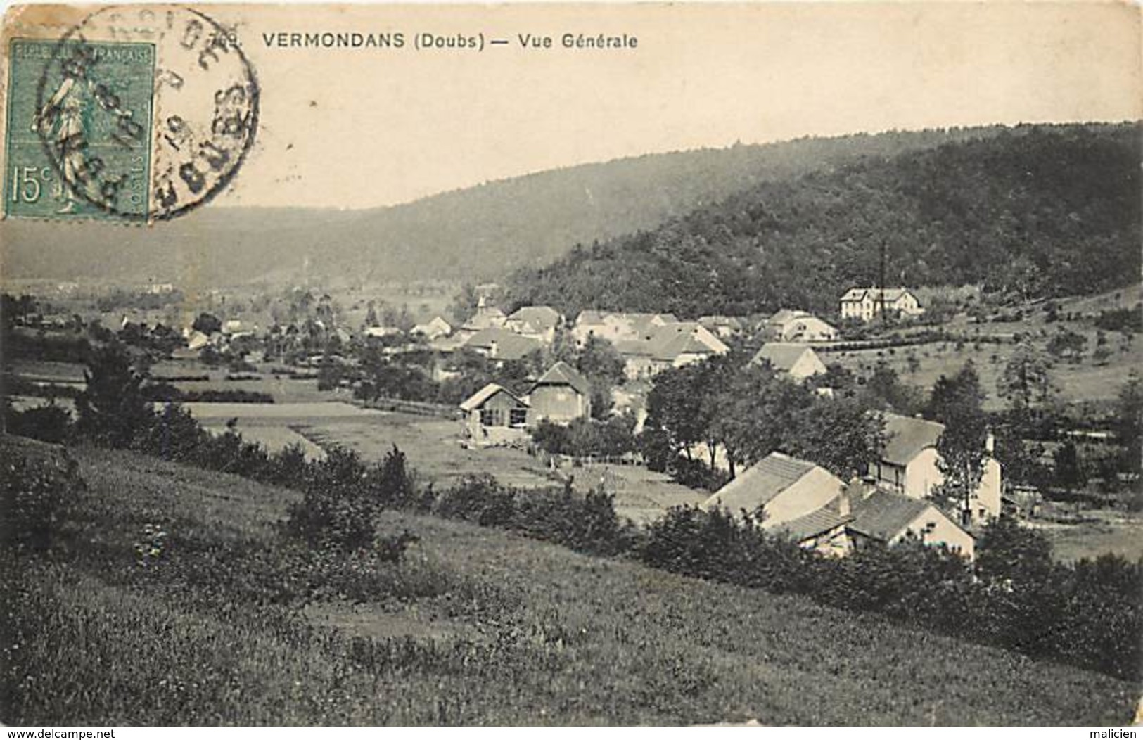 - Doubs -ref-A880- Vermondans - Vue Generale - Carte Bon Etat - - Autres & Non Classés