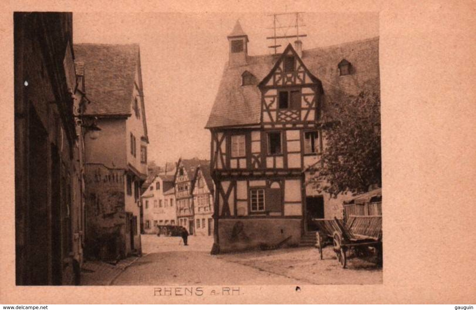 CPA - RHENS A.RH. - Vue De La Ville - Autres & Non Classés