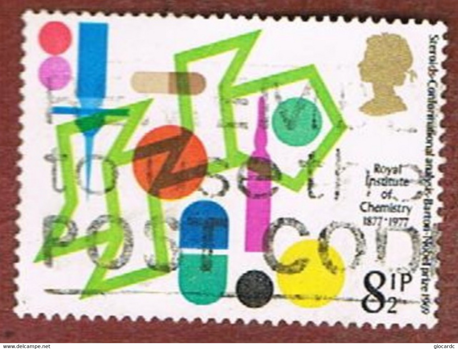 GRAN BRETAGNA (UNITED KINGDOM) -  SG 1029  -  1977 CHEMISTRY INSTITUTE    - USED° - Usati