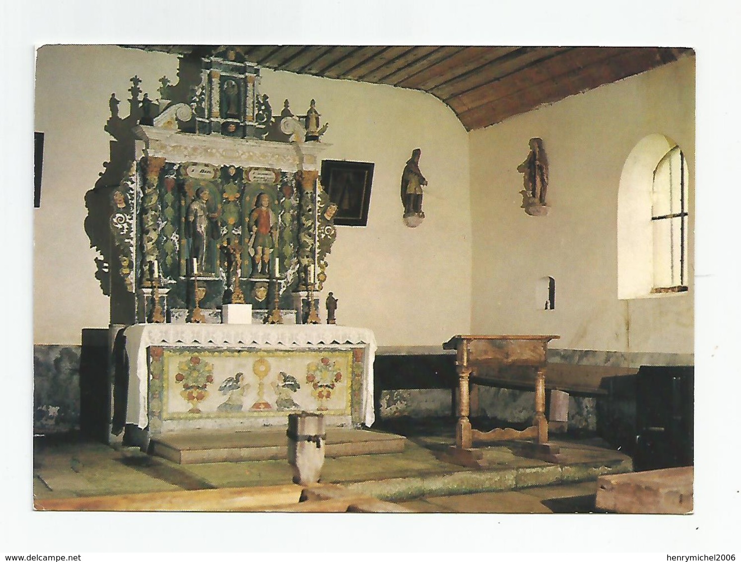 88 Vosges - Gerbamont Chapelle St Del Le Choeur L'autel - Sonstige & Ohne Zuordnung