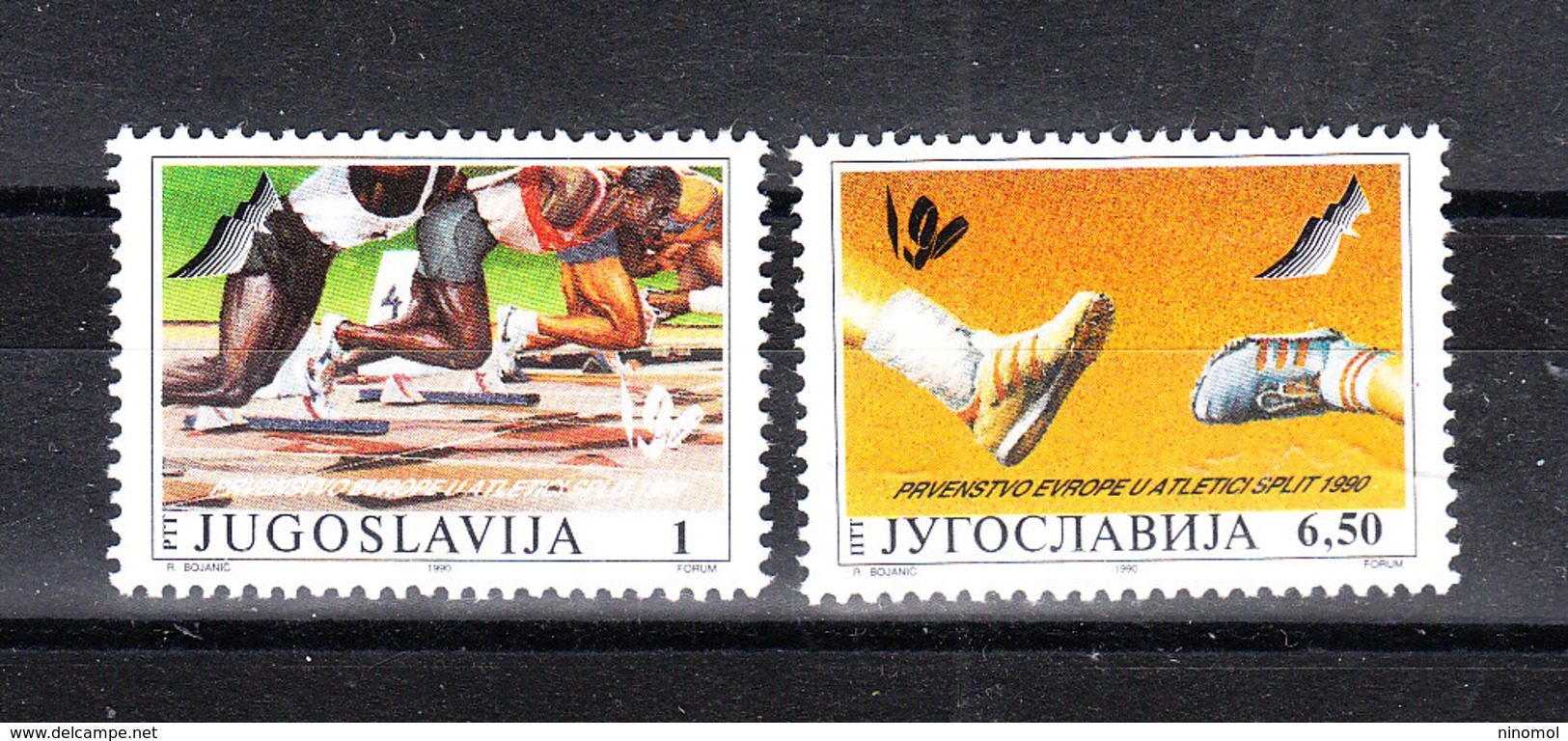 Jugoslavia - 1990. Campionati Mondiali Di Atletica. World Athletics Championships. Complete MNH Series - Atletica