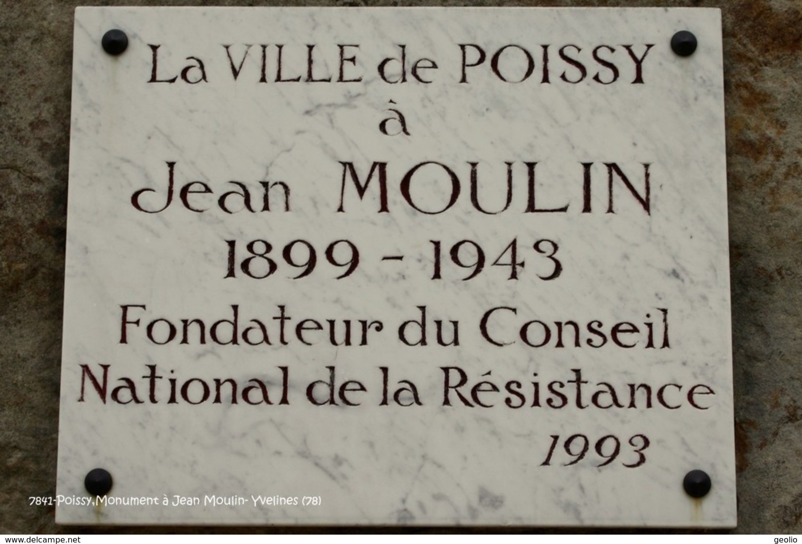 Poissy (78)- Monument à Jean Moulin (Edition à Tirage Limité) - Poissy