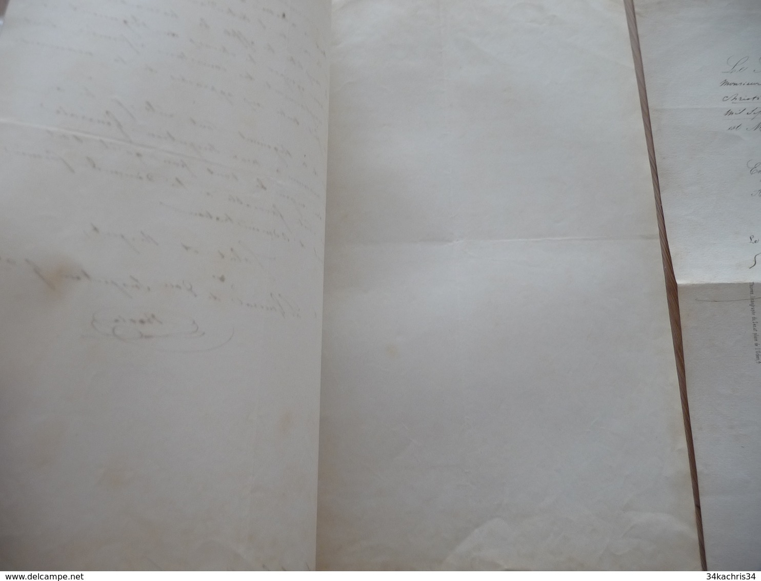 Général Korté 1 LAS 05/10/1848 Effets Régiment De Cavalerie + Certificat De Vie Le Nommant Du Sénat 08/04/1854 - Documents