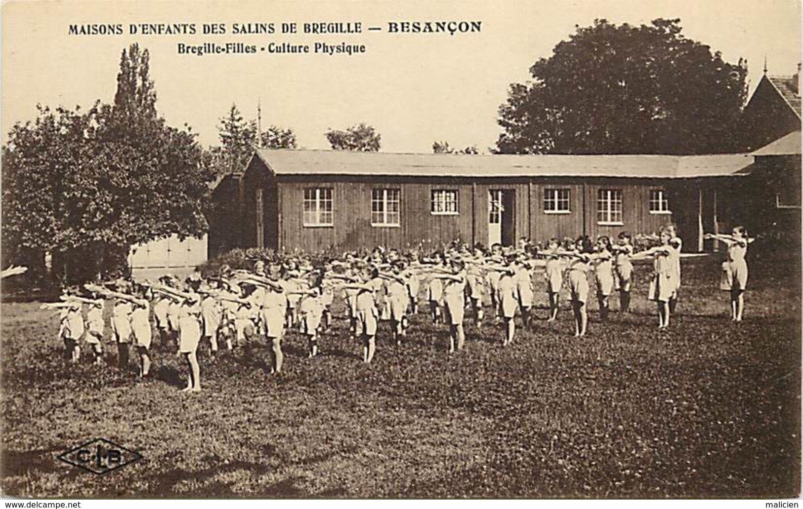 - Doubs -ref-A868- Besançon - Maisons D Enfants Des Salins De Bregille -bregille Filles - Gymnastique - Sports - Santé - - Besancon