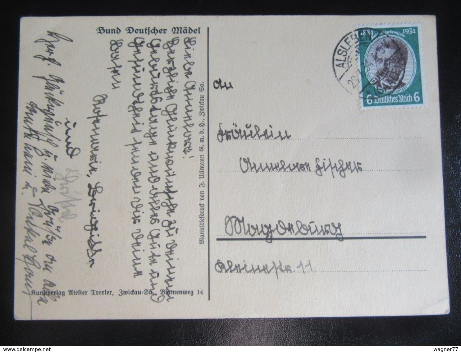 Postkarte Propaganda - BDM - Hitlerjugend - Trexler - Gelaufen! - Briefe U. Dokumente