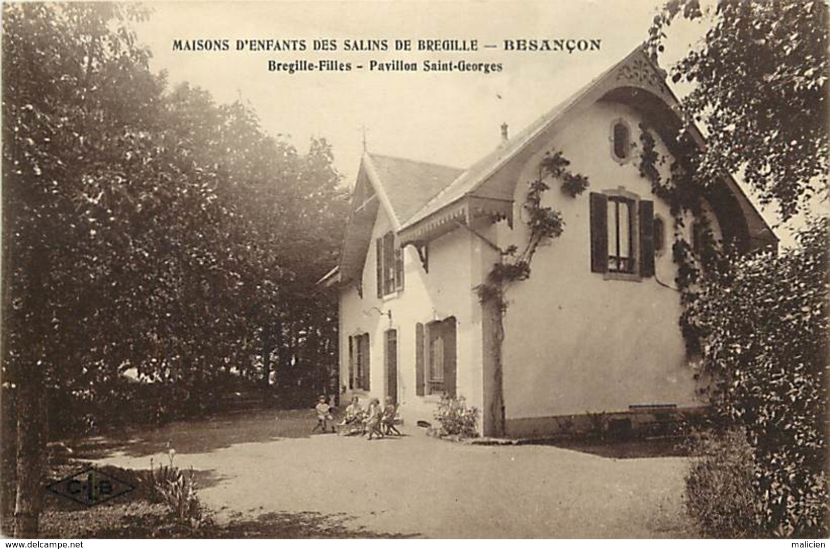 - Doubs -ref-A853- Besançon - Maisons D Enfants Des Salins De Bregille - Bregille Filles -pavillon Saint Georges - Santé - Besancon