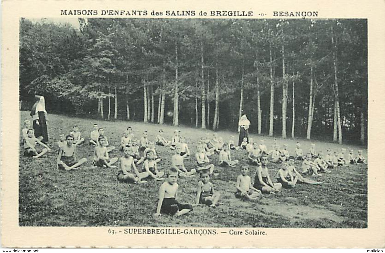 - Doubs -ref-A851- Besançon - Maisons D Enfants Des Salins De Bregille - Superbregille Garçons - Cure Solaire  - Santé - - Besancon