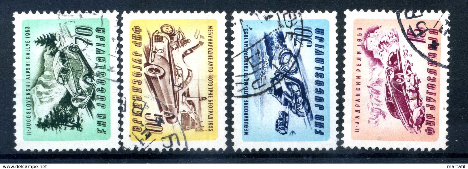 1953 JUGOSLAVIA SET USATO - Usati