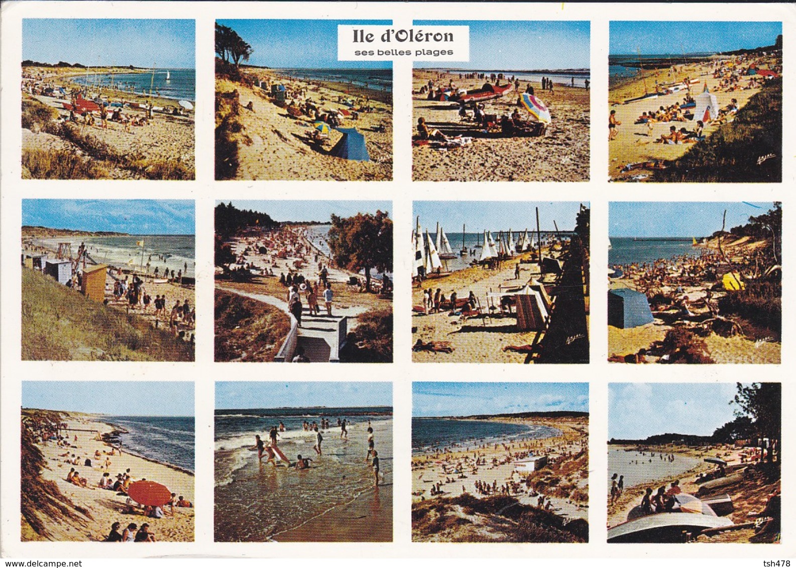 17----ILE D'OLERON---ses Belles Plages---multi-vues---voir 2 Scans - Ile D'Oléron