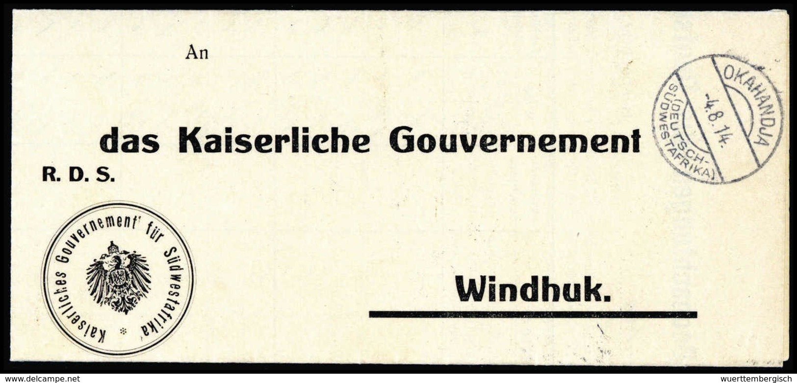 Beleg Deutsche Kolonien Deutsch Südwestafrika Kriegspost - Andere & Zonder Classificatie