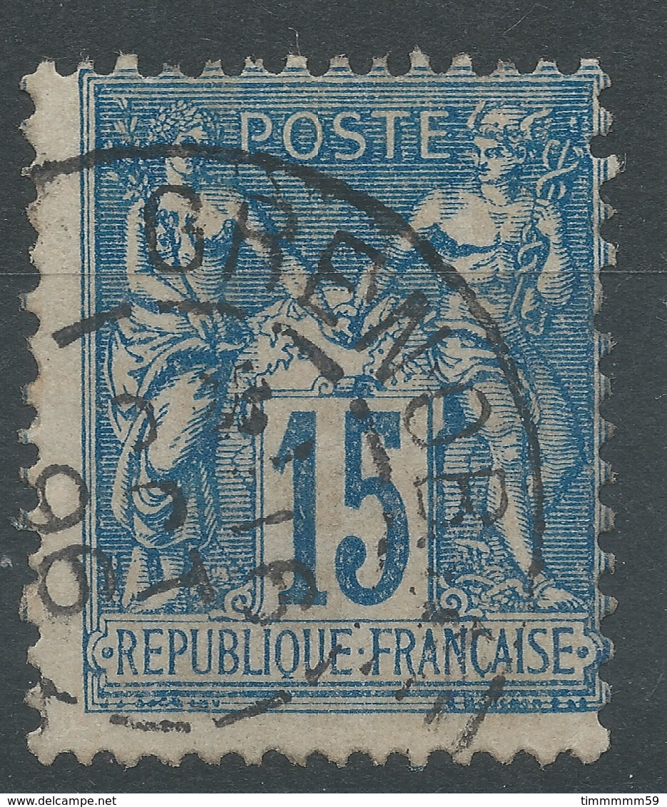 Lot N°48106  N°90, Oblit Cachet à Date De GRENOBLE, Isere (37) - 1876-1898 Sage (Type II)