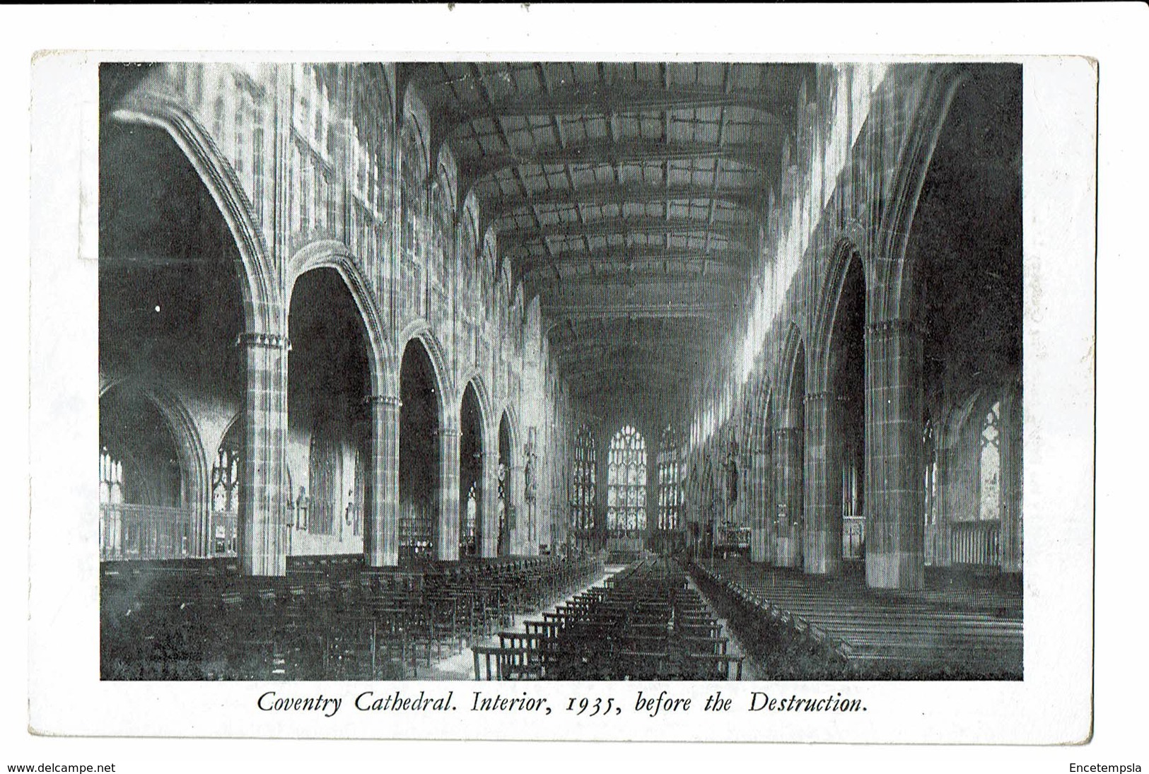 CPA - Carte Postale Royaume Uni - Coventry- Cathedral Interior Before Destuction 1935 VM2363 - Coventry
