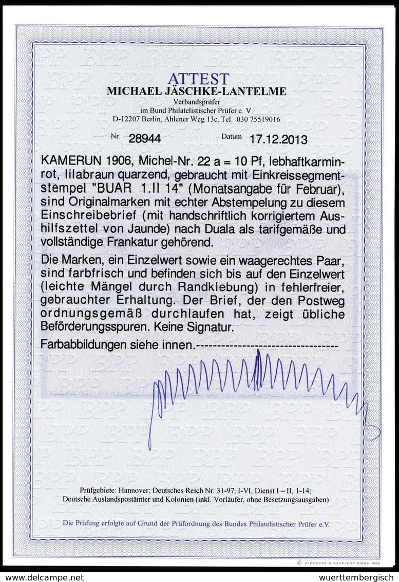 Beleg Deutsche Kolonien Kamerun - Sonstige & Ohne Zuordnung