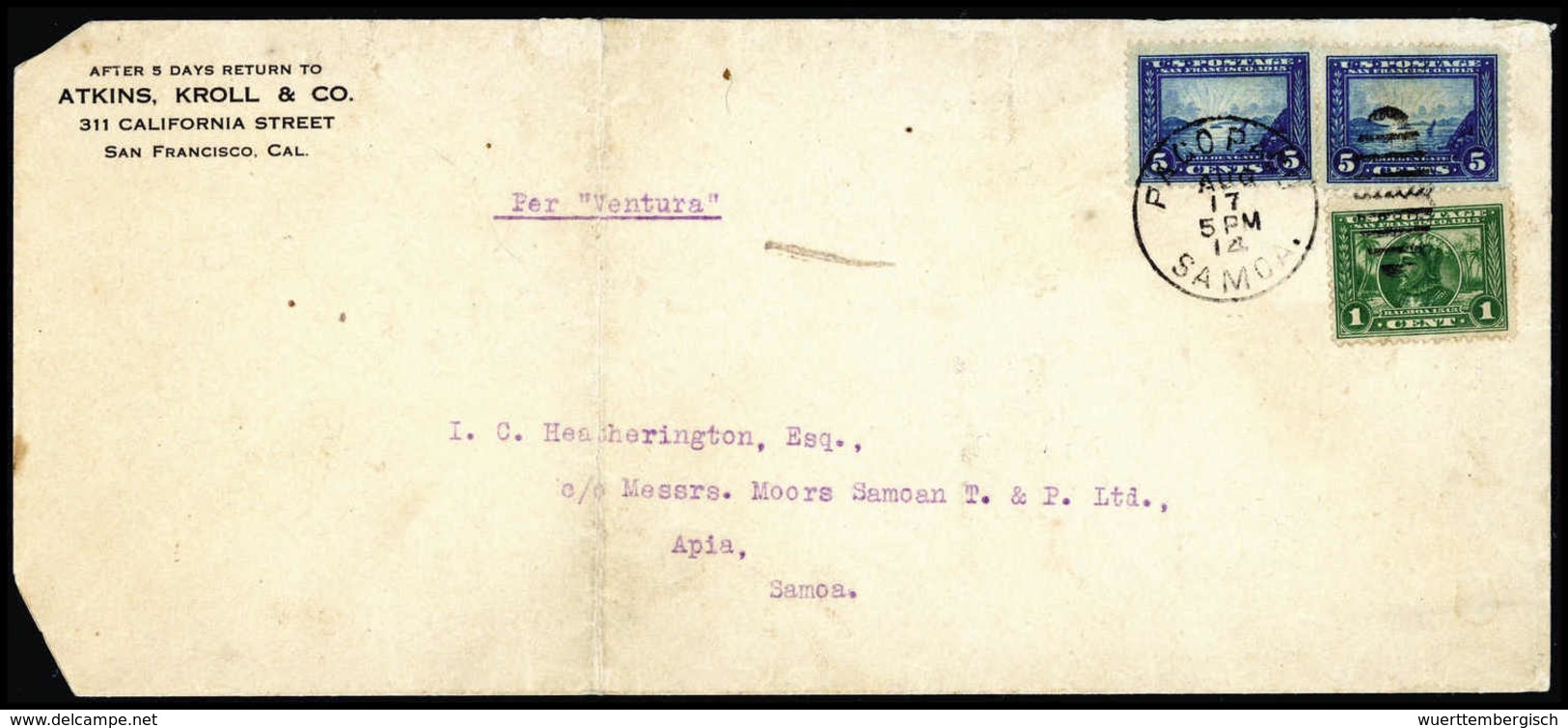 Beleg Deutsche Kolonien Samoa Kriegspost - Other & Unclassified