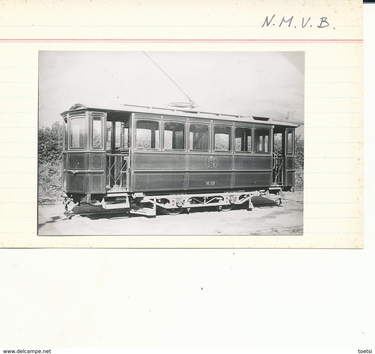 TRAM  VICINAL  Mons Ligne Vers Boussu 1910     Photo 10.5 X 7.5 Cm - Mons