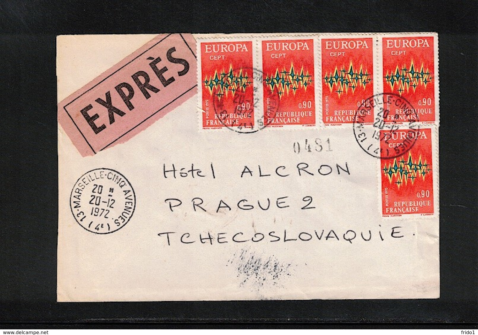 France 1972 Europa Cept Interesting Letter - 1972