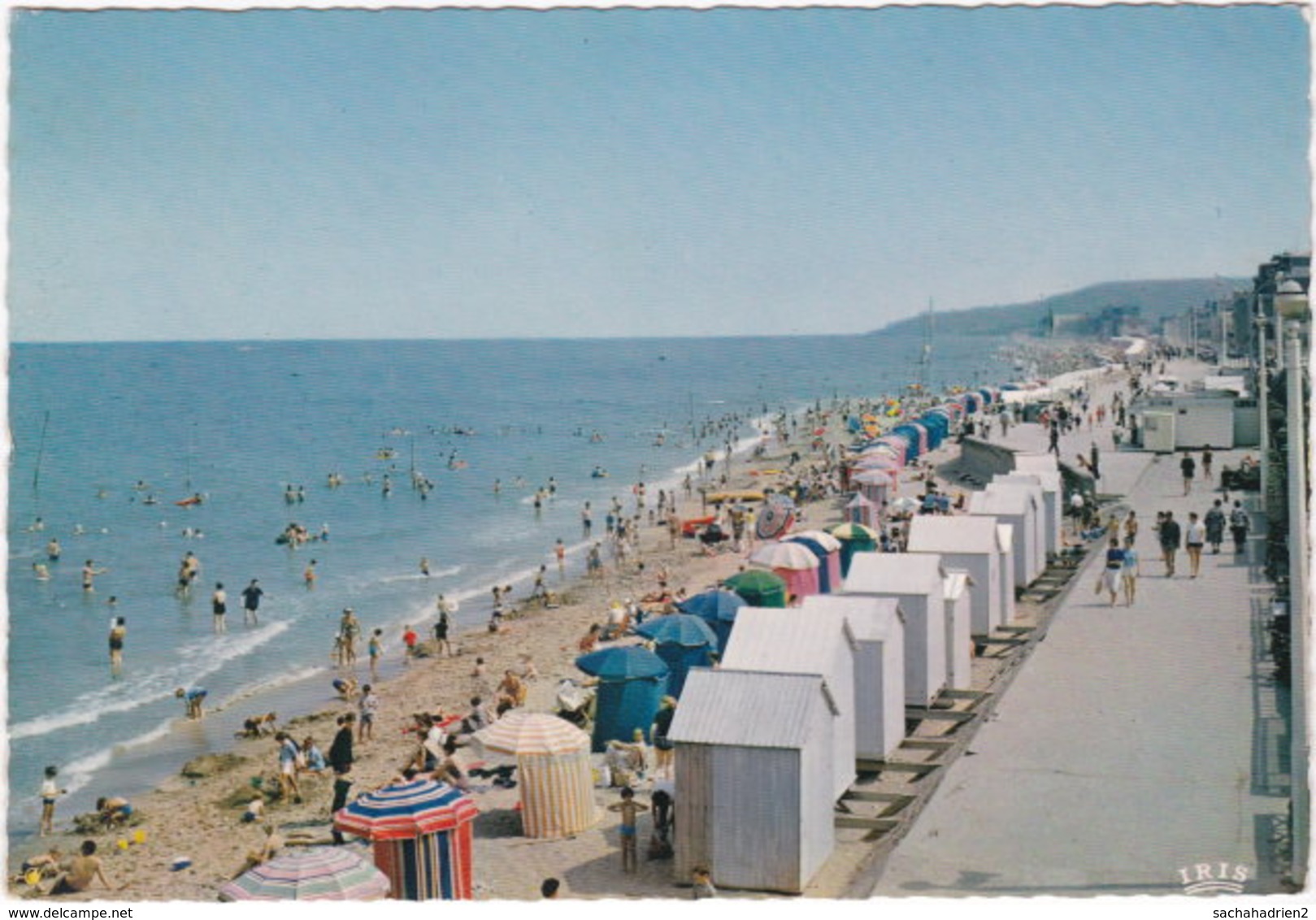 14. Gf. VILLERS-SUR-MER. La Promenade Et La Plage. 1838 - Villers Sur Mer