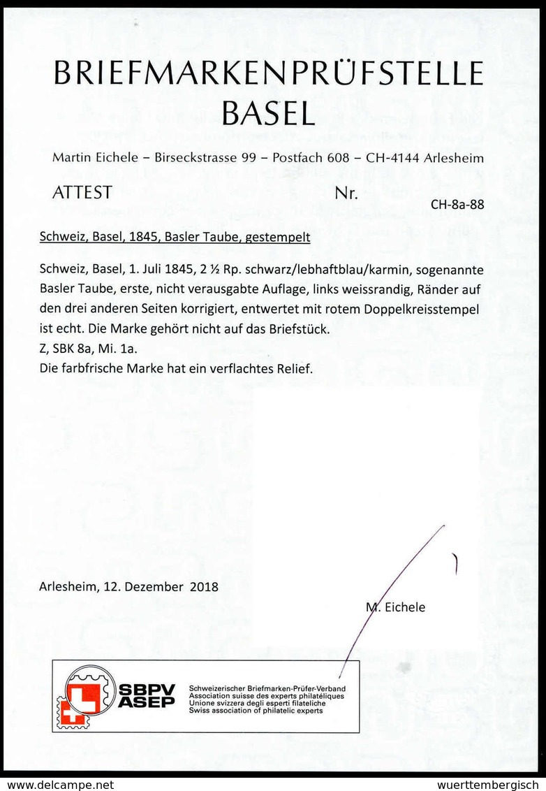 Gest. Schweiz Kantone Basel - Andere & Zonder Classificatie