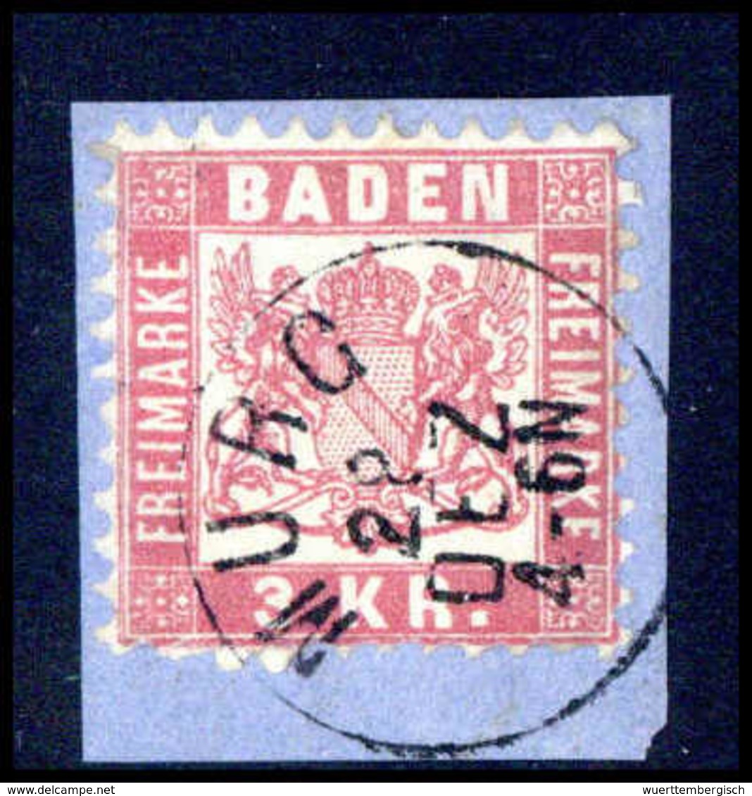 Briefst. Altdeutschland Baden Späte Postorte - Sonstige & Ohne Zuordnung