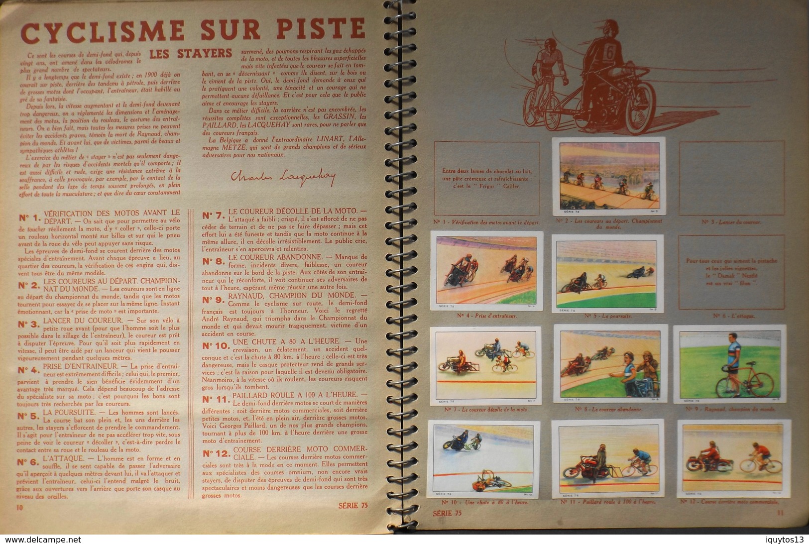 ALBUM NESTLE 1938 - 1939 Pratiquement complet il manque Quelques images - En Bon Etat d'Usage