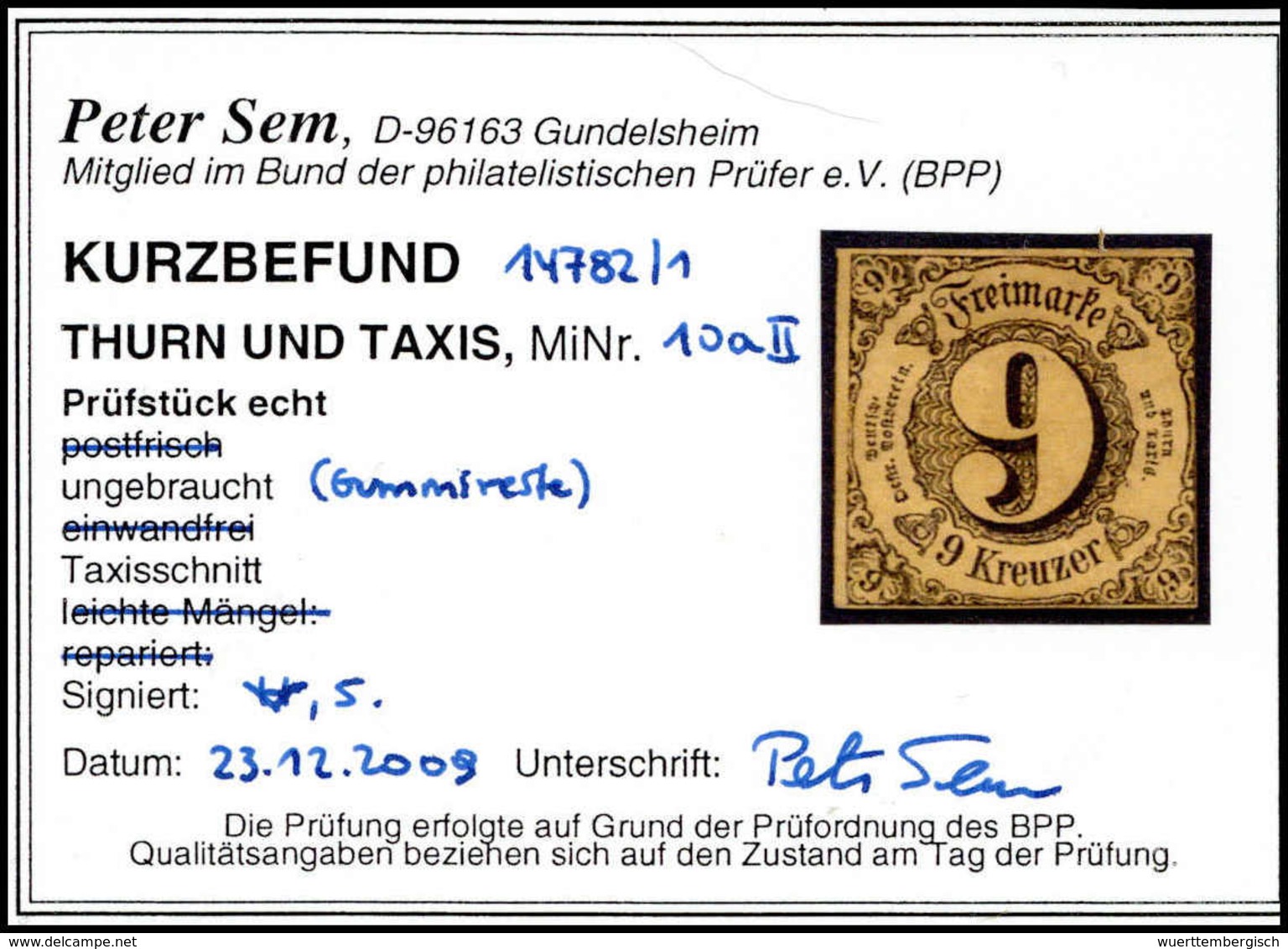 * Altdeutschland Thurn Und Taxis - Andere & Zonder Classificatie