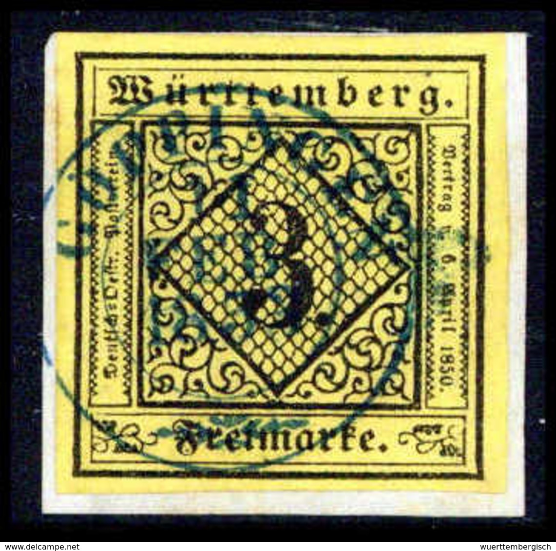 Briefst. Altdeutschland Württemberg - Autres & Non Classés