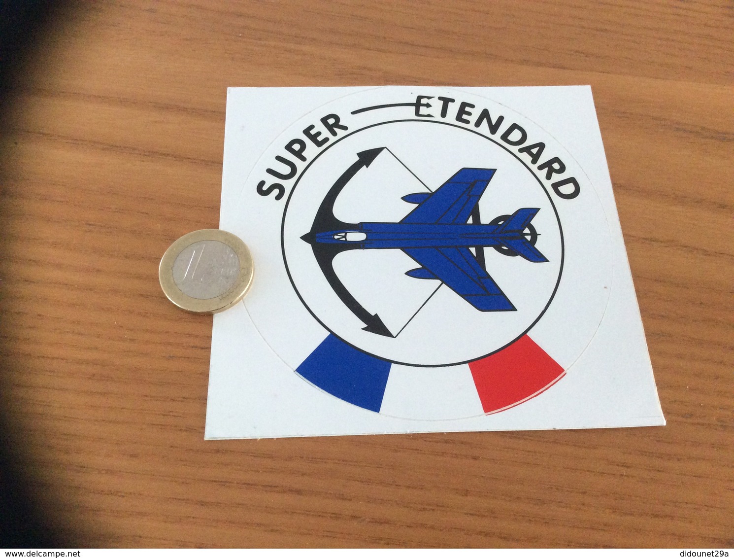 AUTOCOLLANT, Sticker «SUPER ETENDARD» (militaire, Aéronavale, Avion) - Stickers