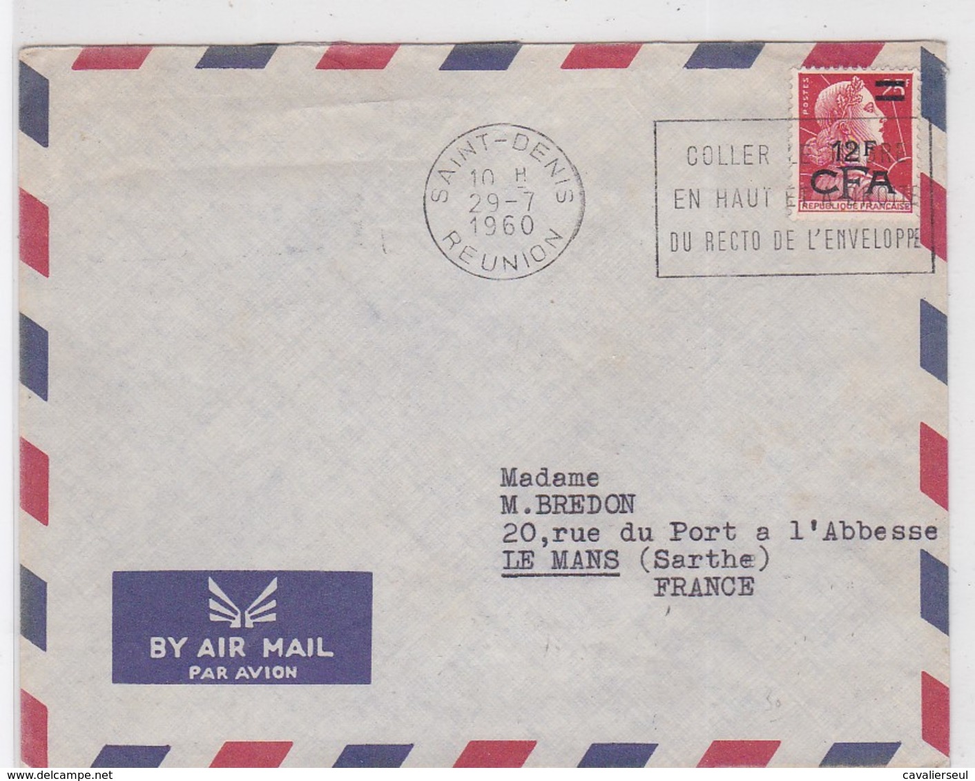 LSC - SAINT-DENIS Pour LE MANS / 29.7.1960 - Lettres & Documents