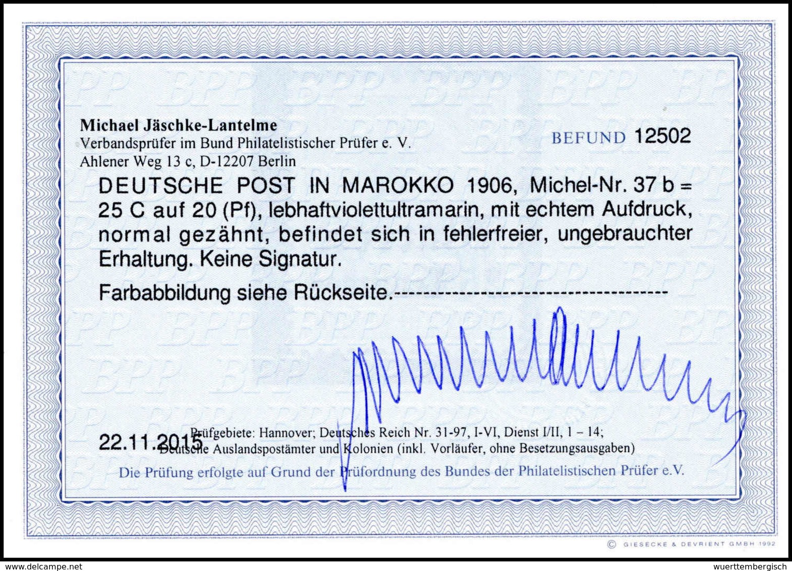 * Deutsche Auslandspost Marokko - Sonstige & Ohne Zuordnung