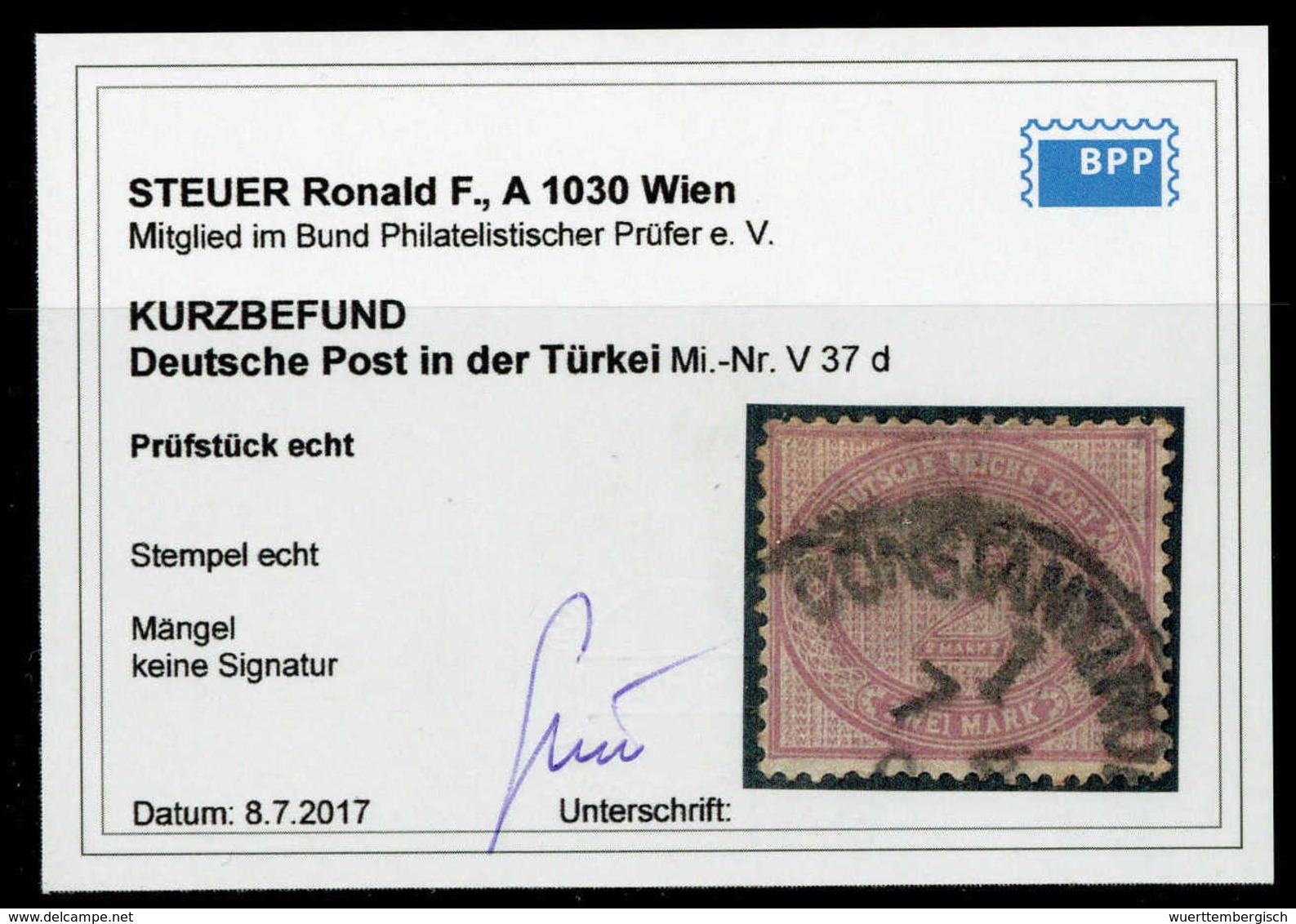 Gest. Deutsche Auslandspost Türkei, Vorläufer - Andere & Zonder Classificatie