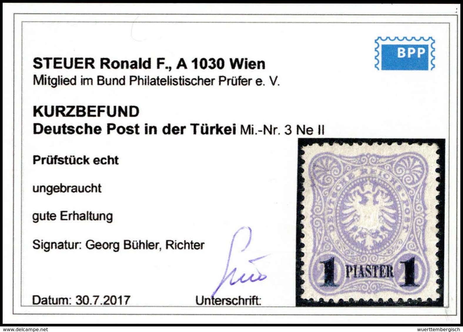 * Deutsche Auslandspost Türkei - Other & Unclassified