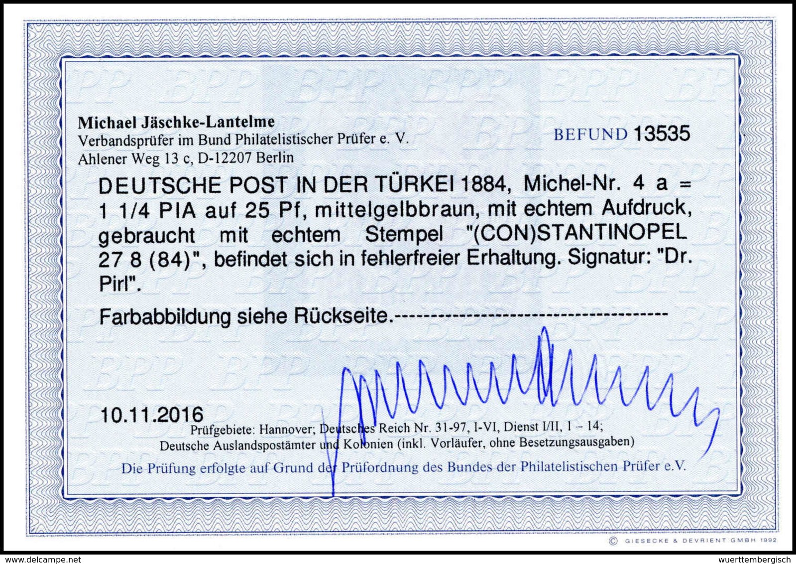 Gest. Deutsche Auslandspost Türkei - Sonstige & Ohne Zuordnung