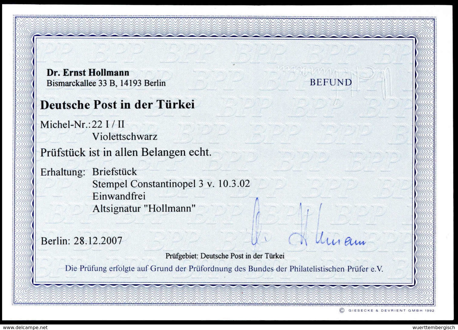 Briefst. Deutsche Auslandspost Türkei - Autres & Non Classés