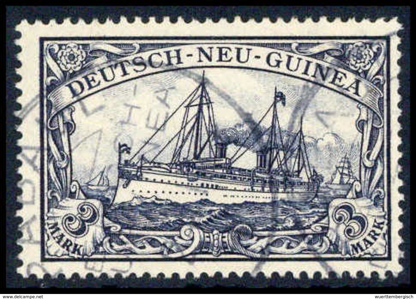 Gest. Deutsche Kolonien Neuguinea - Autres & Non Classés