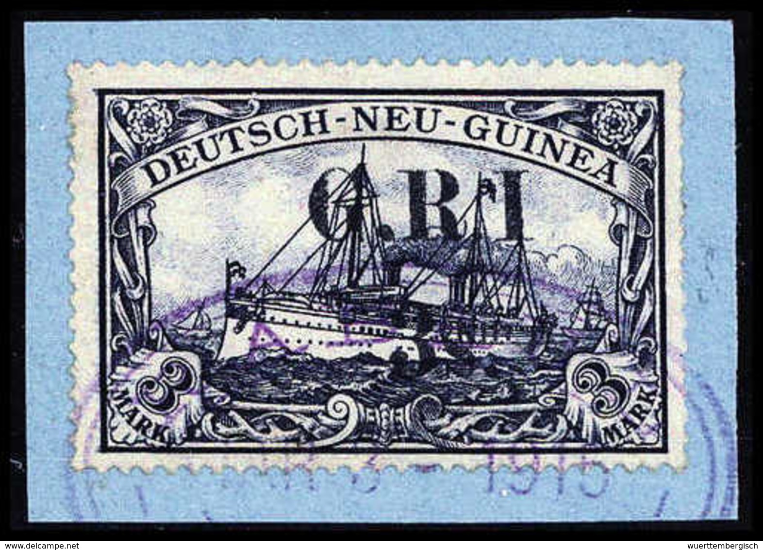 Briefst. Deutsche Kolonien Neuguinea Britische Besetzung - Sonstige & Ohne Zuordnung