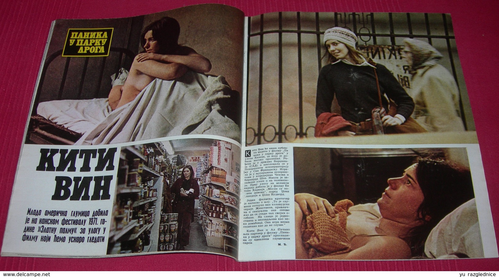 Kitty Winn - ILUSTROVANA POLITIKA Yugoslavian March 1972 VERY RARE - Magazines