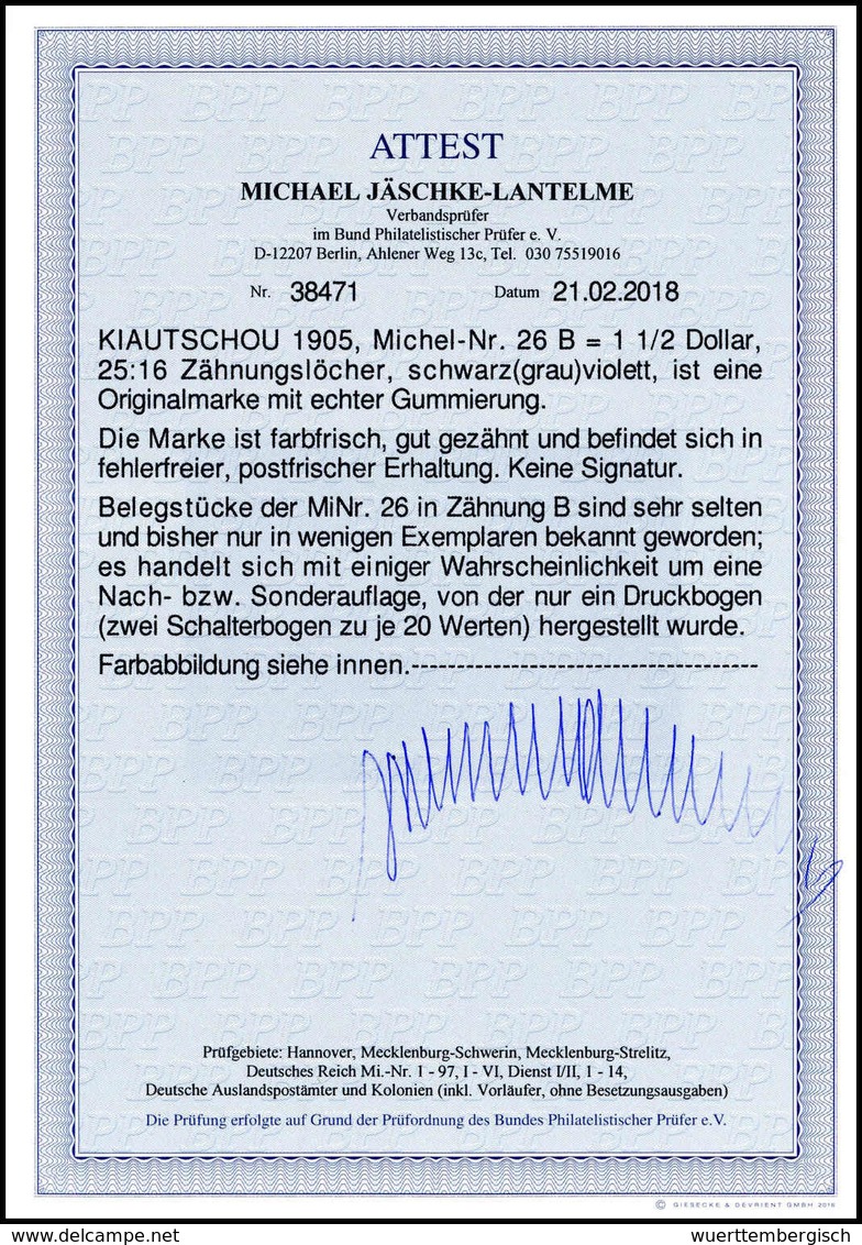 ** Deutsche Kolonien Kiautschou - Autres & Non Classés