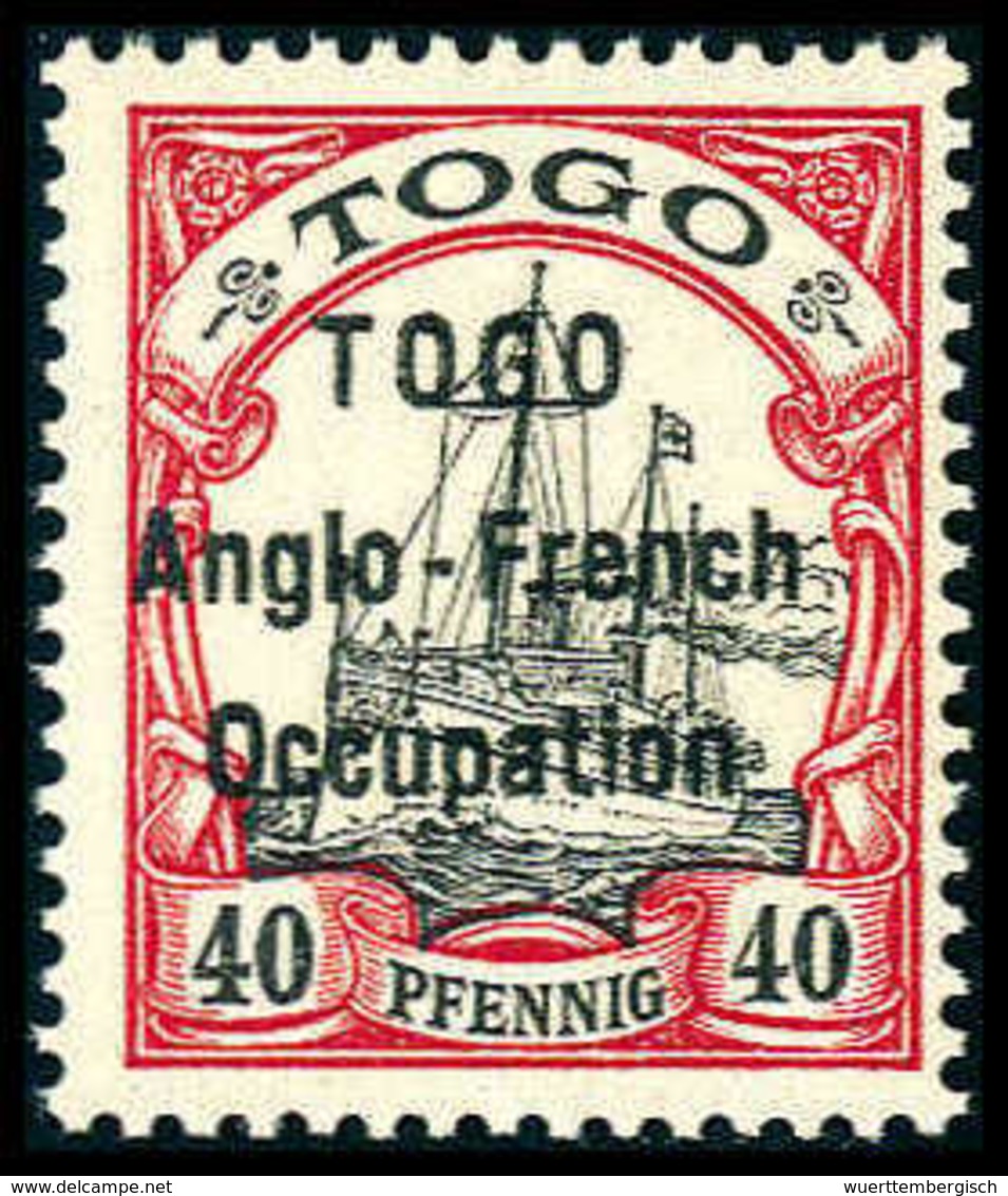 ** Deutsche Kolonien Togo Britische Besetzung - Sonstige & Ohne Zuordnung